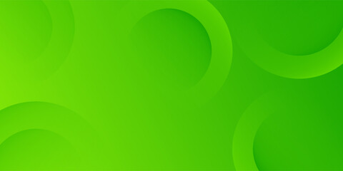 Abstract green background with circles. Dynamic shapes composition. vector ilustration. © Marsub