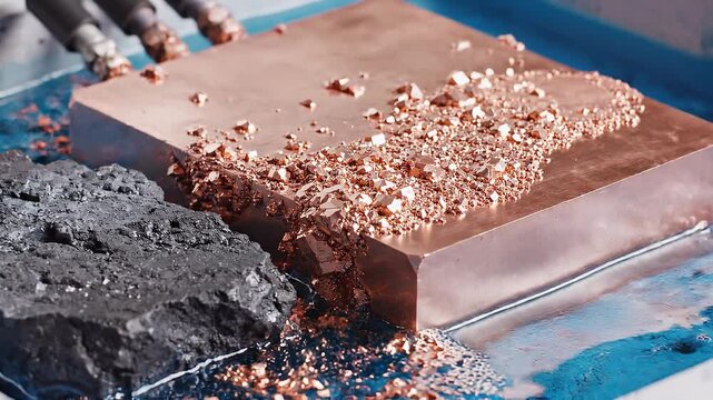 Copper Electrolysis Process: Metal Extraction and Deposition in an Electrolytic Cell Demonstration