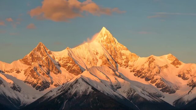 Snow Mountain Rizhao Jinshan Natural Landscape