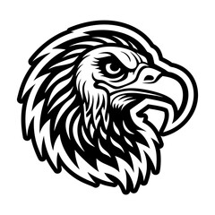 Obraz premium Vulture Symbol Glyph Style Icon