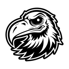 Obraz premium Vulture Symbol Glyph Style Icon