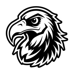 Vulture Glyph Style Icon