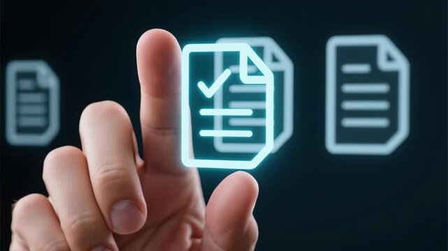 AI technology smart document management for business procurement contract approval and process automation to increase power efficiency in management systems