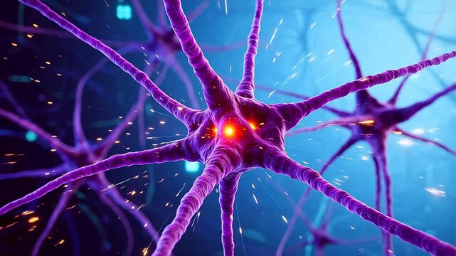 Neuron cell structure