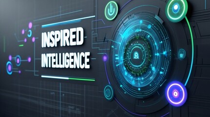 Obraz premium A futuristic blue globe interface illustrates a digital audio system and secure network data transfer design for global business communication within a high-tech science background concept