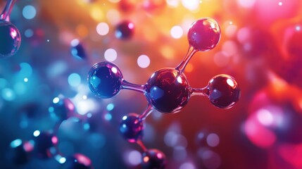 molecular structure abstract science background