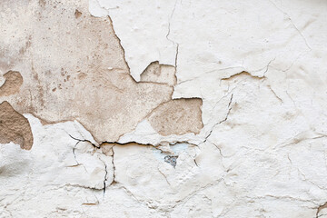 Obraz premium Light Gray Stucco Wall Texture. Abstract Background