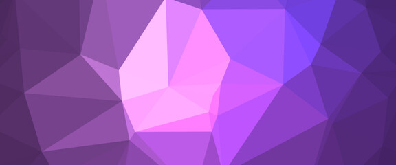 Light Purple, Pink polygonal illustration, which consist of triangles. Triangular design for your business. Creative geometric background in Origami style with gradient