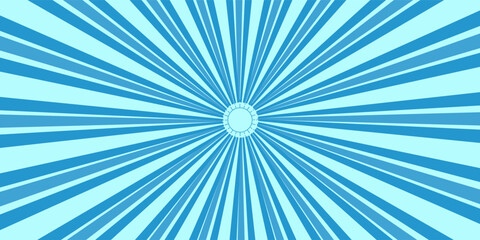 Obraz premium blue color burst background. Vector illustration