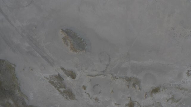 Aerial Above Kubu Island, Botswana