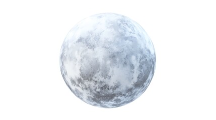 Full moon realistic illustration