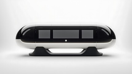 Futuristic capsule shaped vehicle