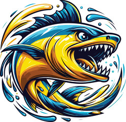 Tuna cartoon image © Inoe