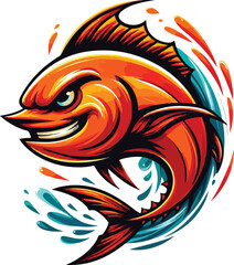 Tuna cartoon image © Inoe