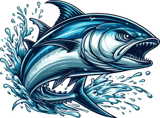 Tuna cartoon image © Inoe