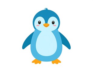 Obraz premium Adorable Cartoon Penguin Character Illustration.