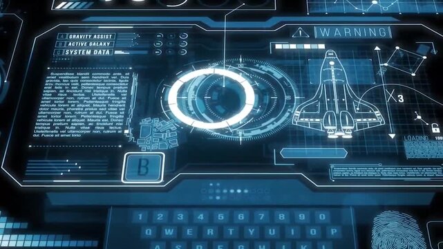 Advanced Tactical Flight HUD Featuring Live Enemy Coordinates, Target Lock Interface, and Mission Status Visuals.