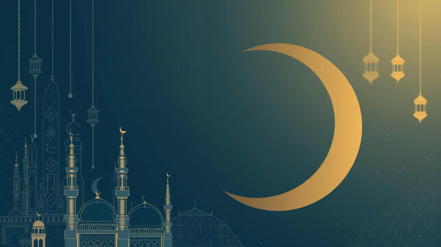 abstract vector illusatration ramadan background