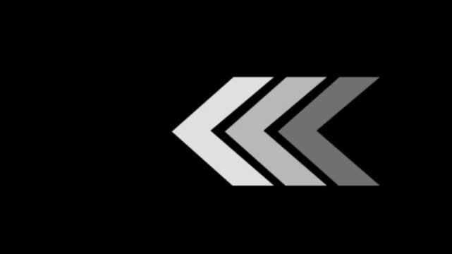 Minimalist Animated Chevron Arrows Loop 
