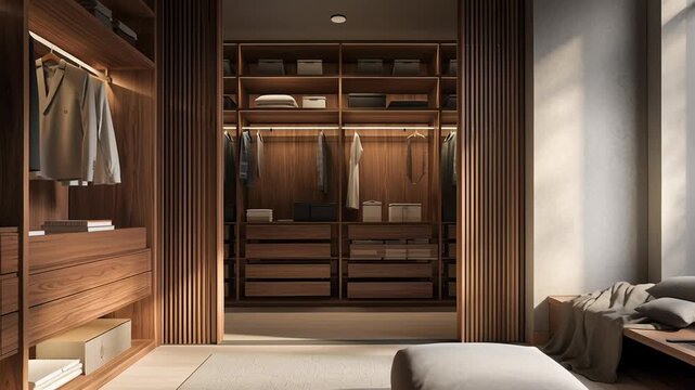Lifestyle-focused home storage solution concept, blending comfort and efficiency, warm neutral tones, realistic materials and lighting, calm functional living mood, premium editorial photography style