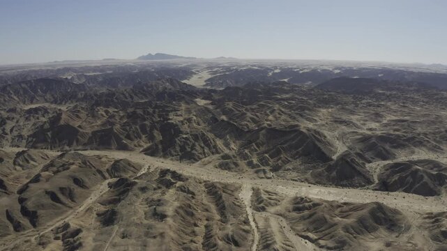 Aerial, Welwitschia Drive, Namib Naukluft, Namibia