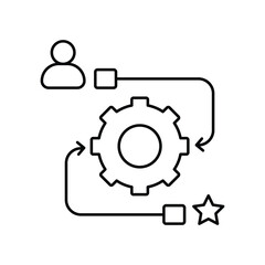 Obraz premium Metamorphosis icon with white background vector stock illustration