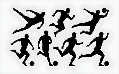 vector silhouettes of people