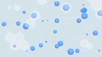 サイエンスをイメージした背景素材