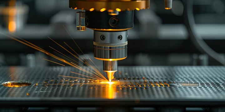 Precision Laser Cutting Machine in Action