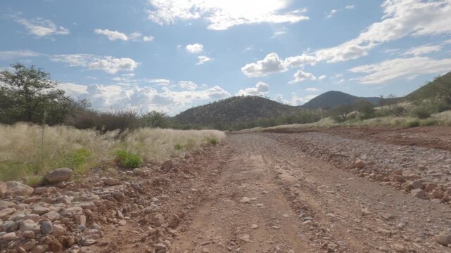 Crossing Namibias Riverbeds