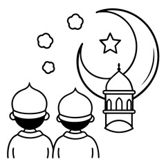 vector illustration of mosque