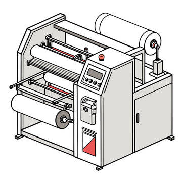 Industrial laminating machine