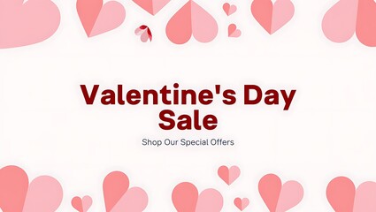 Valentine's day sale announcement