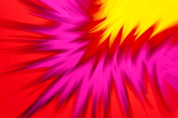 Vibrant explosion of colors
