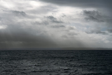 Fototapeta premium storm over the sea