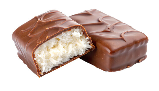 Delicious Chocolate Covered Coconut Candy Bars.