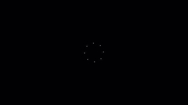 Abstract white line burst explosion overlay featuring motion graphic accent alpha channel 4K UHD