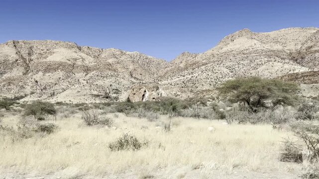Driving On Namibian Gravelroads