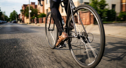 Fototapeta premium bicycles in the city