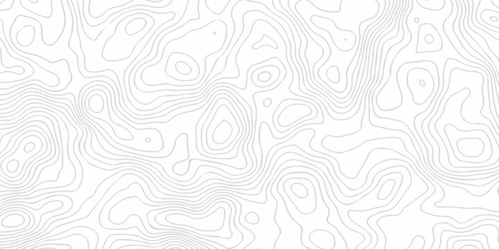 Black and white lines seamless Topographic map patterns, topography line map. Vintage outdoors style. The stylized height of the topographic map contour in lines and contours isolated on transparent.