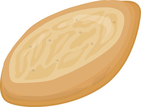 Illustration of Biji Ketapang, Indonesian Traditional Snack