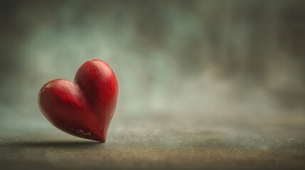 Fototapeta premium Red heart object