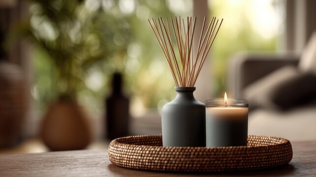 Home decor diffuser candle