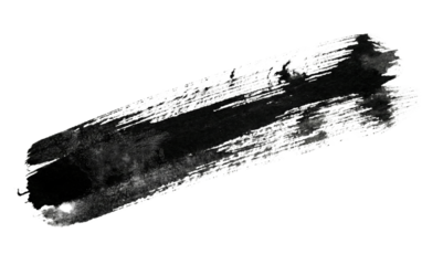 Black Ink Brush Stroke Grunge Texture