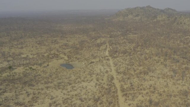 Aerial, Hwange National Park, Zimbabwe