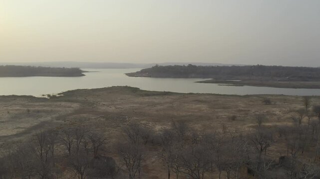 Aerial, Kariba Lake, Zimbabwe