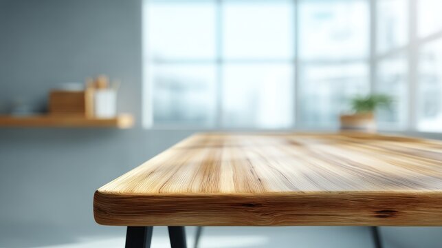 Wooden table edge
