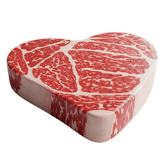 Heart-shaped steak box