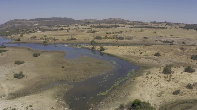 Aerial, Along A River In Manicaland, Zimbabwe