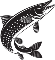 Fototapeta premium vector illustration of a fish